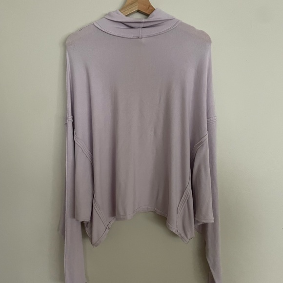 Free People, We The Free Almeda Sweater Top, Violet. - Picture 10 of 13